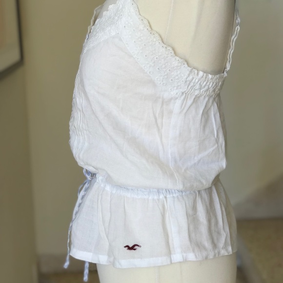 Hollister Cotton Button Down Synched Tank Top - Picture 5 of 8